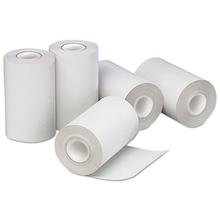 Direct Thermal Printing Paper Rolls, 0.5" Core, 2.25" x 55 ft, White, 50/Carton