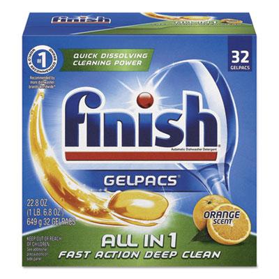 View larger image of Dish Detergent Gelpacs, Orange Scent, 32/Box