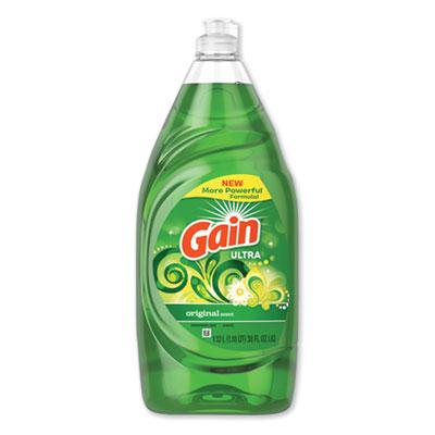 View larger image of Dishwashing Liquid, Gain Original, 38 Oz Bottle, 8/carton
