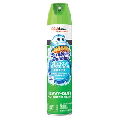 View larger image of Disinfectant Restroom Cleaner, Clean Fresh Scent, 25 oz Aerosol Can, 12/Carton