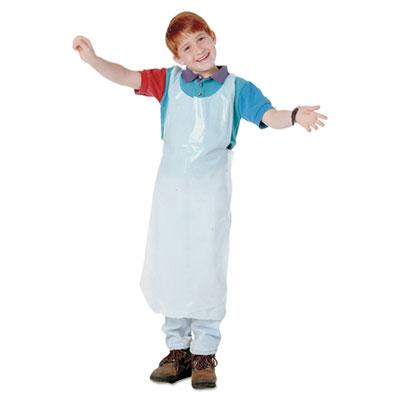 View larger image of Disposable Apron, Polypropylene, One Size Fits All, White, 100/Pack