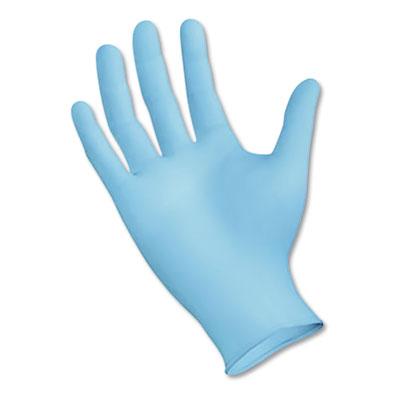 View larger image of Disposable Nitrile Gloves, Large, Blue, 6 mil, 100/Box