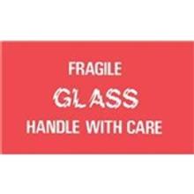 #DL1150 3 x 5" Fragile Glass Handle with Care Label