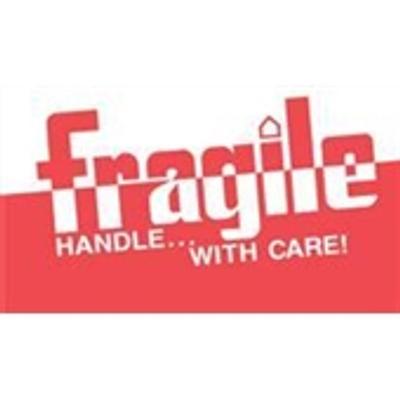 View larger image of #DL1160 3 x 5" Fragile Handle with Care Label