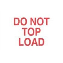 #DL1220 3 x 5" Do Not Top Load Label