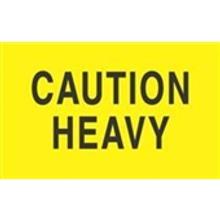 #DL2101 3 x 5" Caution Heavy Label