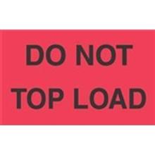 #DL2301 3 x 5" Do Not Top Load Label