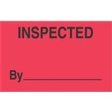 #DL3281 3 x 5" Inspected By _____ Label