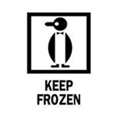 View larger image of #DL4260 3 x 4" Keep Frozen