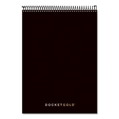View larger image of Docket Gold Planner Pad, Project-Management Format, Medium/college Rule, Black Cover, 70 White 8.5 X 11.75 Sheets
