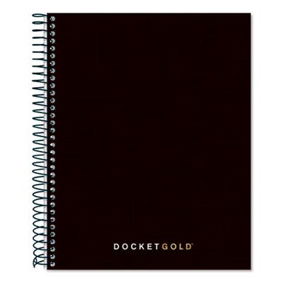 View larger image of Docket Gold Planner, 1-Subject, Narrow Rule, Black Cover, (70) 8.5 x 6.75 Sheets