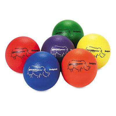 View larger image of Dodge Ball Set, Rhino Skin, Assorted Colors, 6/Set