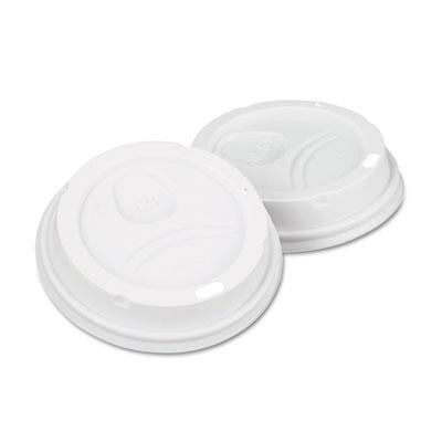 View larger image of Dome Drink-Thru Lids,10-16 oz Perfectouch;12-20 oz WiseSize Cup, White, 50/Pack