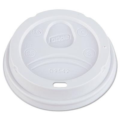 View larger image of Dome Drink-Thru Lids, Fits 10 Oz To 16 Oz Paper Hot Cups, White, 1,000/carton