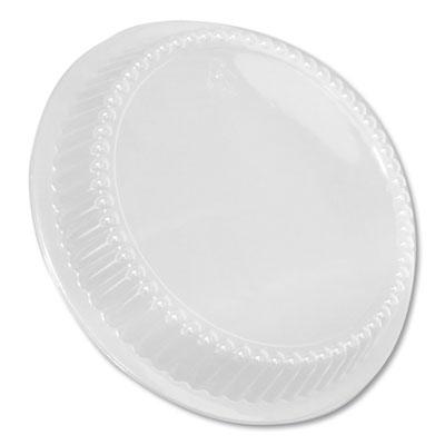 View larger image of Dome Lids for 8" Round Containers, 8" Diameter x 1.56"h, Clear, Plastic, 500/Carton