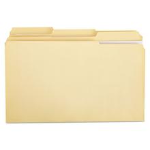 Double-Ply Top Tab Manila File Folders, 1/3-Cut Tabs, Legal Size, 100/Box