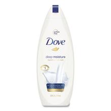Dove Body Wash Deep Moisture, 11 oz Bottle, 6/Carton