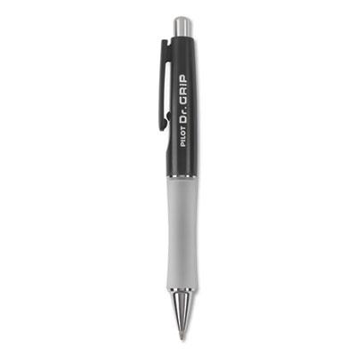 View larger image of Dr. Grip Retractable Ballpoint Pen, Medium 1mm, Black Ink, Black Barrel