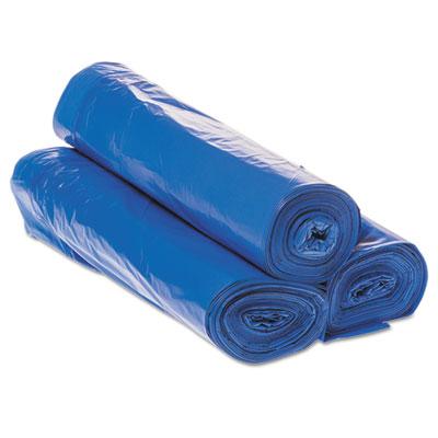 View larger image of Draw-Tuff Institutional Draw-Tape Can Liners, 30 gal, 1 mil, 30.5" x 40", Blue, 25 Bags/Roll, 8 Rolls/Carton