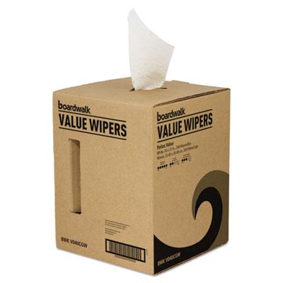View larger image of DRC Wipers, White, 10 x 12, Centerpull, 200/Box
