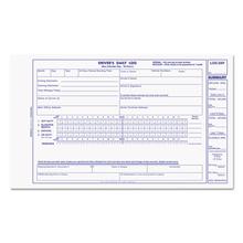 Driver's Daily Log Book, Two-Part Carbonless, 8.75 x 5.38, 31 Forms Total