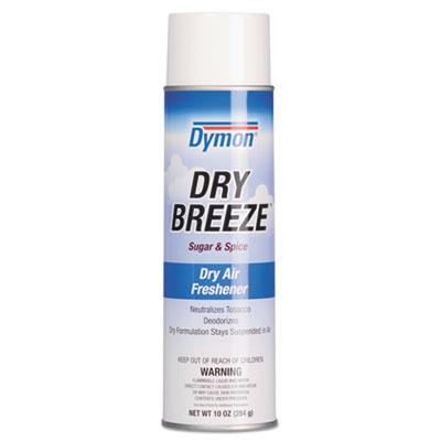 View larger image of Dry Breeze Aerosol Air Freshener, Sugar & Spice, 10 oz, 12/Carton