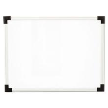 Modern Melamine Dry Erase Board with Aluminum Frame, 24 x 18, White Surface