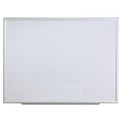 View larger image of Deluxe Melamine Dry Erase Board, 48 x 36, Melamine White Surface, Silver Aluminum Frame