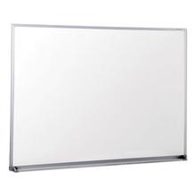 Melamine Dry Erase Board with Aluminum Frame, 48 x 36, White Surface, Anodized Aluminum Frame