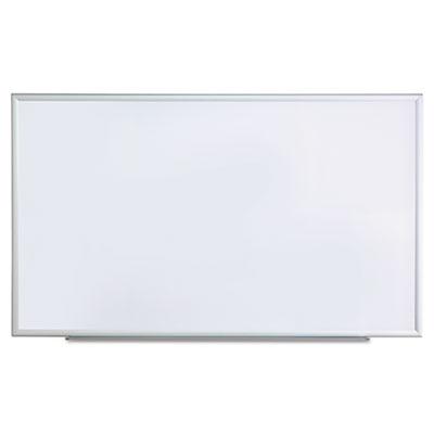 View larger image of Deluxe Melamine Dry Erase Board, 60 x 36, Melamine White Surface, Silver Anodized Aluminum Frame
