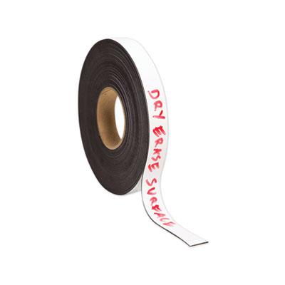 View larger image of Dry Erase Magnetic Tape Roll, 1" x 50 ft, White