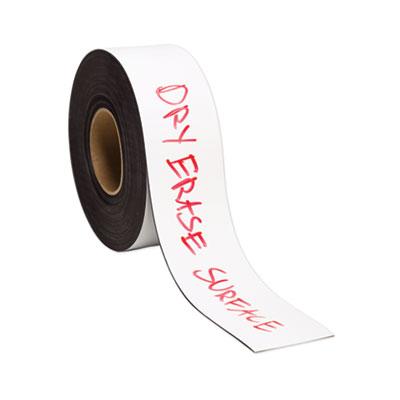 View larger image of Dry Erase Magnetic Tape Roll, 2" x 50 ft, White