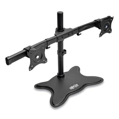View larger image of Dual Desktop Monitor Stand, For 13" to 27" Monitors, 31.69" x 10" x 18.11", Black, Supports 26 lb