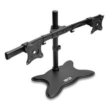 Dual Desktop Monitor Stand, For 13" to 27" Monitors, 31.69" x 10" x 18.11", Black, Supports 26 lb