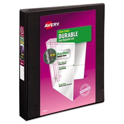 View larger image of Durable View Binder with DuraHinge and Slant Rings, 3 Rings, 1" Capacity, 11 x 8.5, Black