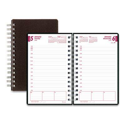 View larger image of DuraFlex Daily Planner, 8 x 5, Black Cover, 12-Month (Jan to Dec): 2024