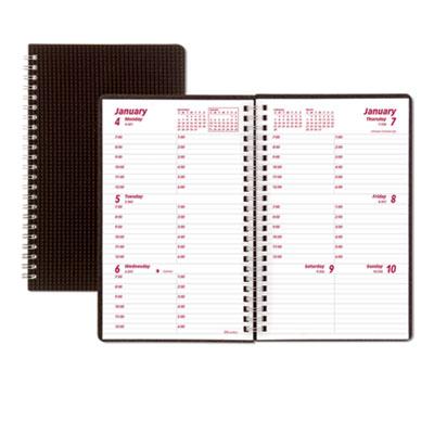 View larger image of DuraFlex Weekly Planner, 8 x 5, Black Cover, 12-Month (Jan to Dec): 2024