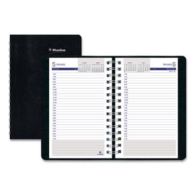 View larger image of DuraGlobe Daily Planner, 30-Minute Appointments, 8 x 5, Black Cover, 12-Month (Jan to Dec): 2024
