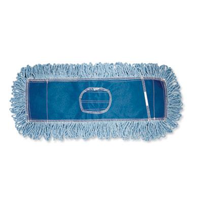 View larger image of Dust Mop Head, Cotton/Synthetic Blend, 48" x 5", Blue
