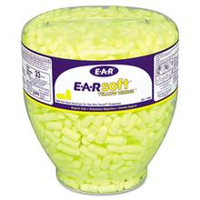 E·A·R soft Neon Tapered Earplug Refill, Cordless, Yellow, 500/Box