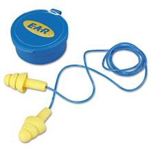 E·A·R UltraFit Multi-Use Earplugs, Corded, 25NRR, Yellow/Blue, 50 Pairs