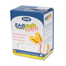 E-A-Rsoft Blasts Earplugs, Corded, Foam, Yellow Neon, 200 Pairs/box