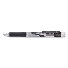 .e-Sharp Mechanical Pencil, 0.5 mm, HB (#2), Black Lead, Black Barrel, Dozen
