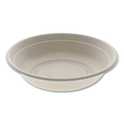 View larger image of EarthChoice Fiber-Blend Bagasse Dinnerware, Bowl, 24 oz, Natural, 400/Carton