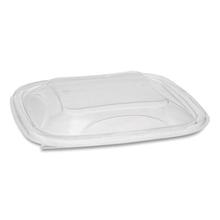 EarthChoice Recycled PET Container Lid, For 24-32 oz Container Bases, 7.38 x 7.38 x 0.82, Clear, Plastic, 300/Carton