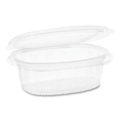 View larger image of EarthChoice Recycled PET Hinged Container, 16 oz, 4.92 x 5.87 x 2.48, Clear, Plastic, 200/Carton