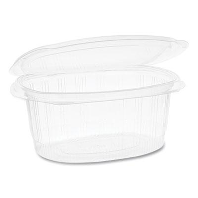 View larger image of EarthChoice Recycled PET Hinged Container, 32 oz, 7.31 x 5.88 x 3.25, Clear, Plastic, 280/Carton