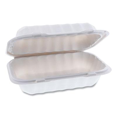 View larger image of EarthChoice SmartLock Microwavable MFPP Hinged Lid Container, 9 x 6 x 3, White, Plastic, 270/Carton