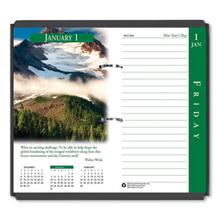 Earthscapes Desk Calendar Refill, Nature Photography, 3.5 x 6, White/Multicolor Sheets, 2023