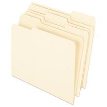 Earthwise by 100% Recycled Manila File Folders, 1/3-Cut Tabs, Letter Size, 100/Box